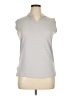 TrendiMax Gray Sleeveless Blouse Size XL - photo 1