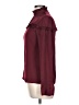 Peacocks 100% Polyester Burgundy Long Sleeve Blouse Size 10 - photo 5