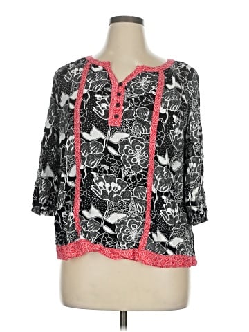 Westbound 3/4 Sleeve Blouse (view 1)