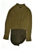 Topshop 100% Elastane Green Long Sleeve Top Size 6 - photo 1