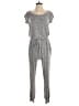 Express Metallic Gray Jumpsuit Size S - photo 1
