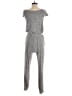 Express Metallic Gray Jumpsuit Size S - photo 2