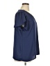Notations 100% Polyester Blue Short Sleeve Blouse Size XL - photo 4