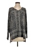 White Birch Gray Long Sleeve Blouse Size S - photo 1
