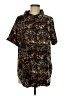 Lularoe Animal Print Brown Short Sleeve Blouse Size M - photo 1