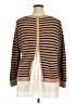 Ann Taylor LOFT 100% Polyester Stripes Tan Pullover Sweater Size 15 - 18 - photo 2
