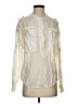 Zara SRPLS Ivory Long Sleeve Blouse Size S - photo 1