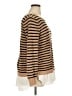 Ann Taylor LOFT 100% Polyester Stripes Tan Pullover Sweater Size 15 - 18 - photo 4