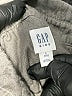 Gap Kids 100% Cotton Chevron-herringbone Gray Long Sleeve Button-Down Shirt Size 10 - photo 3