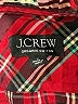 J.Crew 100% Cotton Plaid Red Long Sleeve Blouse Size 2 - photo 7