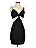 Shein Solid Black Cocktail Dress Size 4 - photo 1