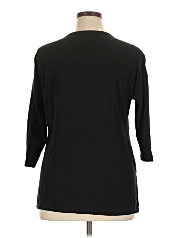 James Perse Long Sleeve Henley (view 2)