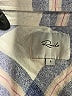 Rails 100% Rayon Plaid Ivory 3/4 Sleeve Button-Down Shirt Size L - photo 7