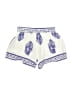 Devi 100% Rayon Paisley Ivory Shorts Size M - photo 2