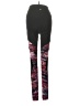 Lululemon Athletica Graphic Black Active Pants Size 4 - photo 2