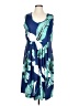Unbranded Tropical Blue Casual Dress Size L (estimated) - photo 1