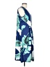 Unbranded Tropical Blue Casual Dress Size L (estimated) - photo 4