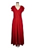 Unbranded 100% Polyester Solid Red Casual Dress Size M - photo 1