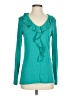 Matilda Jane Teal Long Sleeve Blouse Size S - photo 1
