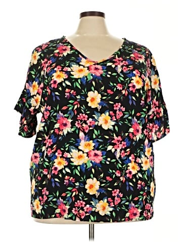 Haptics Short Sleeve Blouse (view 1)