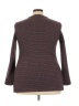 Theory 100% Polymide Houndstooth Burgundy Blazer Size L - photo 2