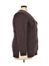 Theory 100% Polymide Houndstooth Burgundy Blazer Size L - photo 4