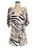 Venus Animal Print Ivory Romper Size S - photo 1