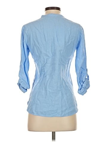 Zara 3/4 Sleeve Button-Down Shirt (view 2)