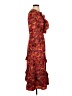 J.Crew Collection Paisley Red Cocktail Dress Size 00 - photo 4