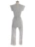 Monteau Metallic Gray Jumpsuit Size S - photo 2