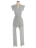 Monteau Metallic Gray Jumpsuit Size S - photo 1
