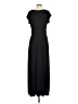 Lands' End Solid Black Casual Dress Size S - photo 2