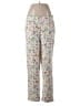 Lands' End Floral Ivory Casual Pants Size S - photo 1