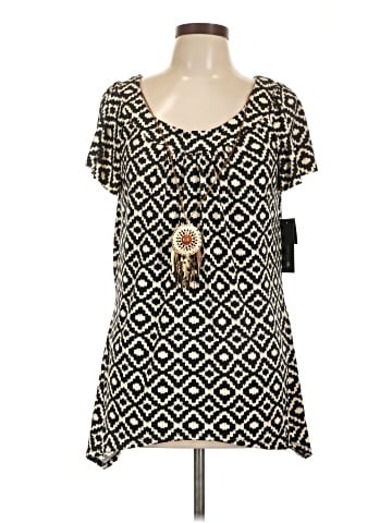 AB Studio Short Sleeve Blouse (view 1)