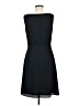 Lands' End 100% Polyester Solid Black Casual Dress Size 6 - photo 2