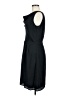 Lands' End 100% Polyester Solid Black Casual Dress Size 6 - photo 5