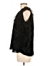 Parker Animal Print Black Long Sleeve Blouse Size M - photo 5