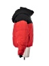 Zara 100% Polyester Color Block Red Snow Jacket Size S - photo 4