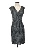 Ann Taylor Animal Print Gray Cocktail Dress Size 4 - photo 1