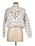 Guess Silver Ivory Long Sleeve Top Size L - photo 1