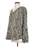 Motherhood 100% Polyester Gray Long Sleeve Blouse Size S - photo 1