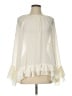 Torrid 100% Polyester Ivory 3/4 Sleeve Blouse Size Lg Plus (0) - photo 1
