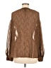 Vince. Brown Long Sleeve Blouse Size M - photo 2
