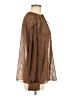 Vince. Brown Long Sleeve Blouse Size M - photo 4