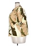 Worthington 100% Polyester Print Green Short Sleeve Blouse Size XXL - photo 5