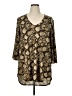 Jordan Taylor Brown 3/4 Sleeve Blouse Size XL - photo 1