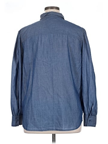 Ann Taylor Factory Long Sleeve Button-Down Shirt (view 2)