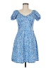 Unbranded 100% Polyester Blue Casual Dress Size M - photo 1