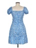 Unbranded 100% Polyester Blue Casual Dress Size M - photo 2