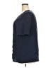 Unbranded Blue Short Sleeve Blouse Size 3X - photo 5